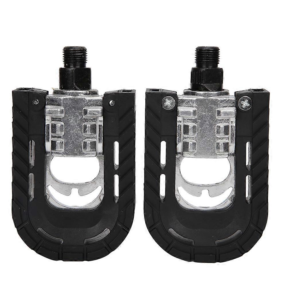 1ペア折りたたみ式アルミニウム合金ロードマウンテンバイクペダル自転車用軽量ベアリングペダル
