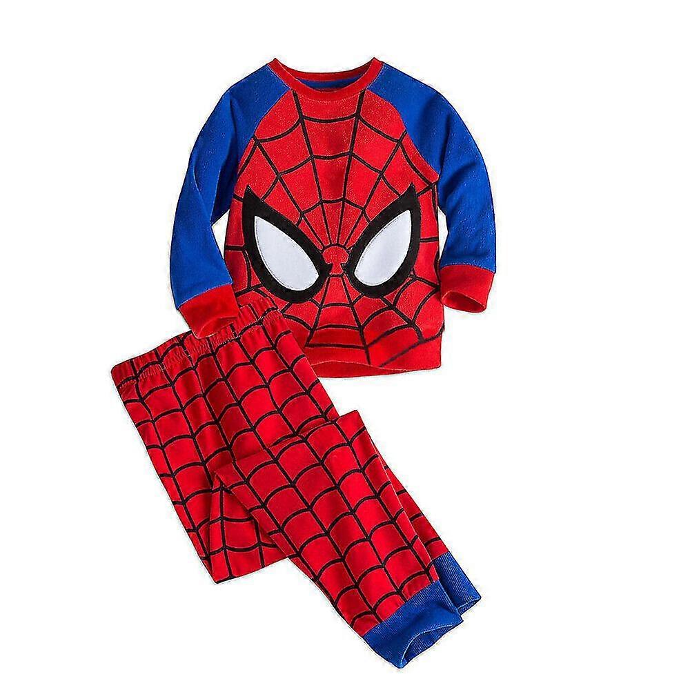 Chlapci Deti Pyžamá Outfity Nočný odev Spiderman Avengers Oblečenie na spanie Super Hero Pjs Set