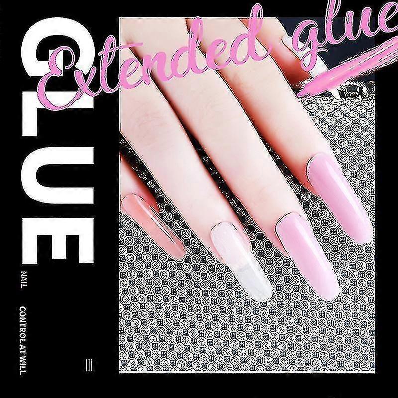 7pcs Poly Extension Nail Gel Kit Tout pour manucure Set Fast Building Gel Polish