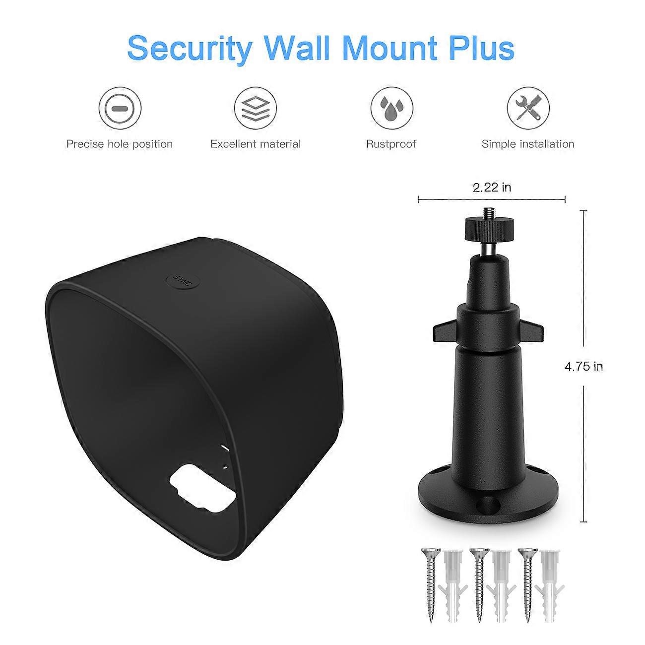 Eufy L20セキュリティカメラ用360調整可能なウォールマウントブラケット、シリコン耐候性保護スキンカバー付き