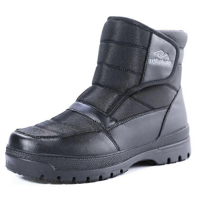 mid-top waterproof padded snow boots