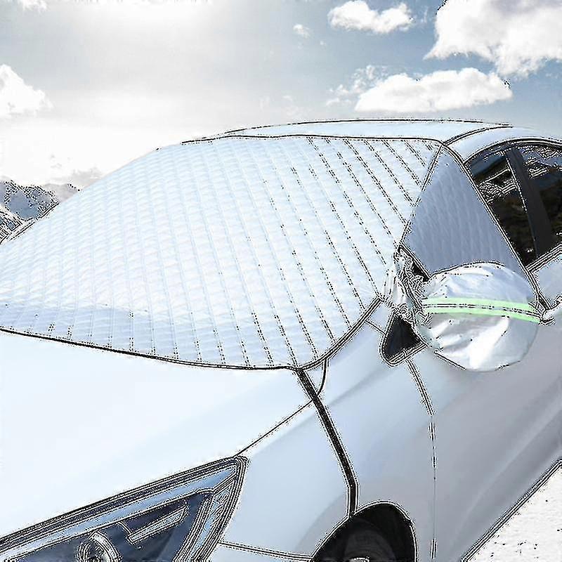 Χειμερινό αυτοκίνητο χιόνι ασπίδα αυτοκινήτων αυτοκίνητο παρμπρίζ χιόνι κάλυψη ήλιος σκιά αδιάβροχη κάλυψη