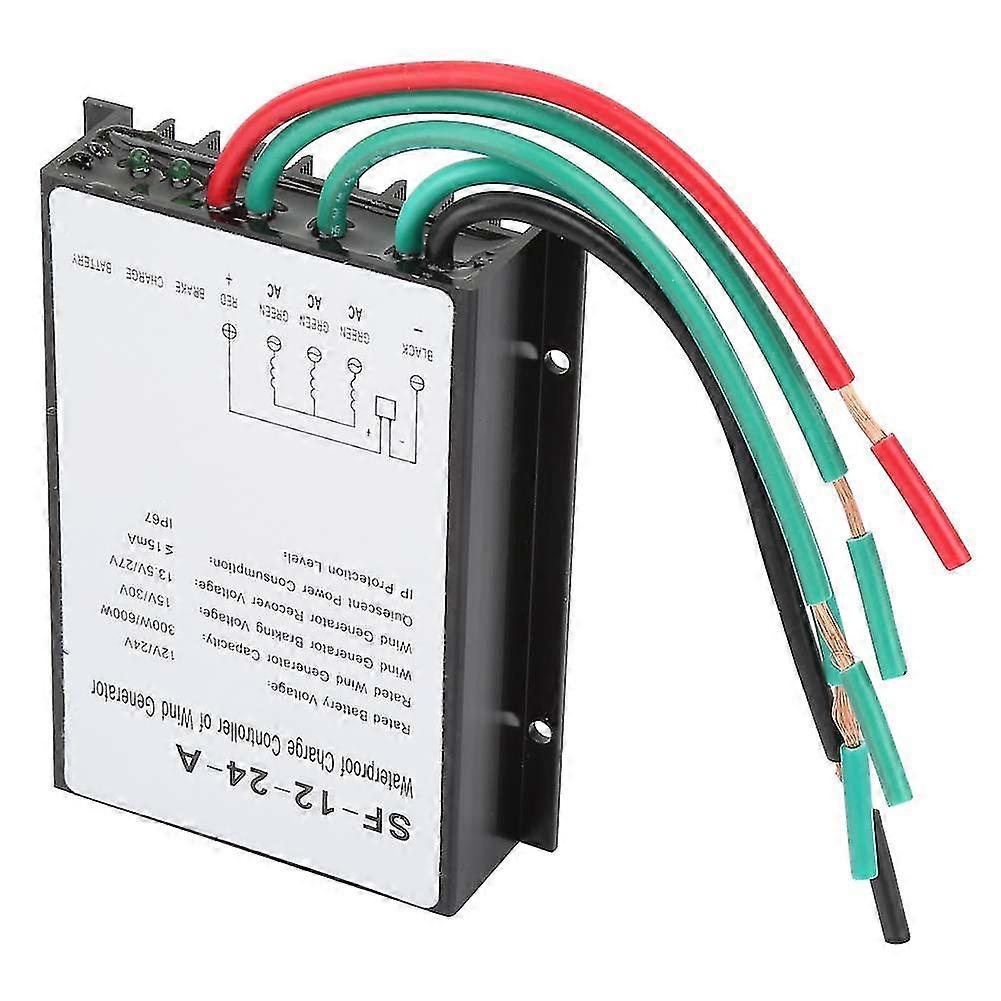 12v/24v 300w/600w Waterproof Wind Turbine Generator Charge Controller Regulator