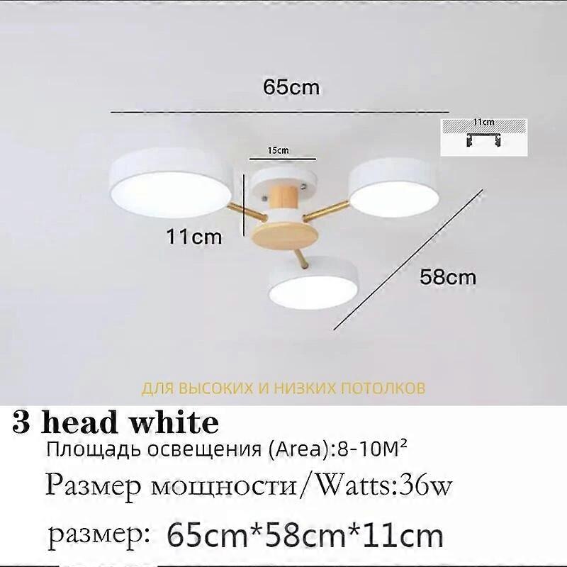 Youping Plafonnier LED scandinave lustre de salon chambre à coucher cuisine salle à manger plafonnie