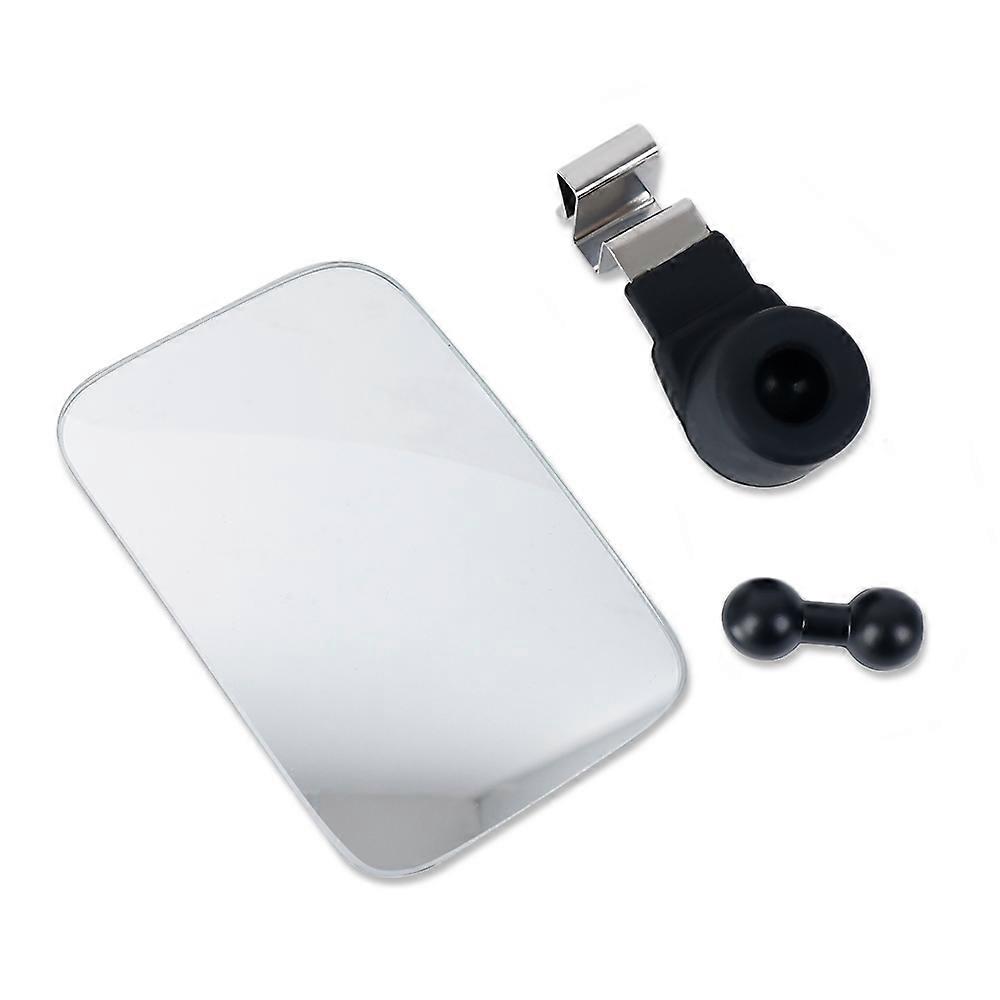 Car Auxiliary Blind Spot Mirror Interior HD Convex Rearview Mirror 360 Degree Wide Angle Adjustable Parking Rimless Mirrors