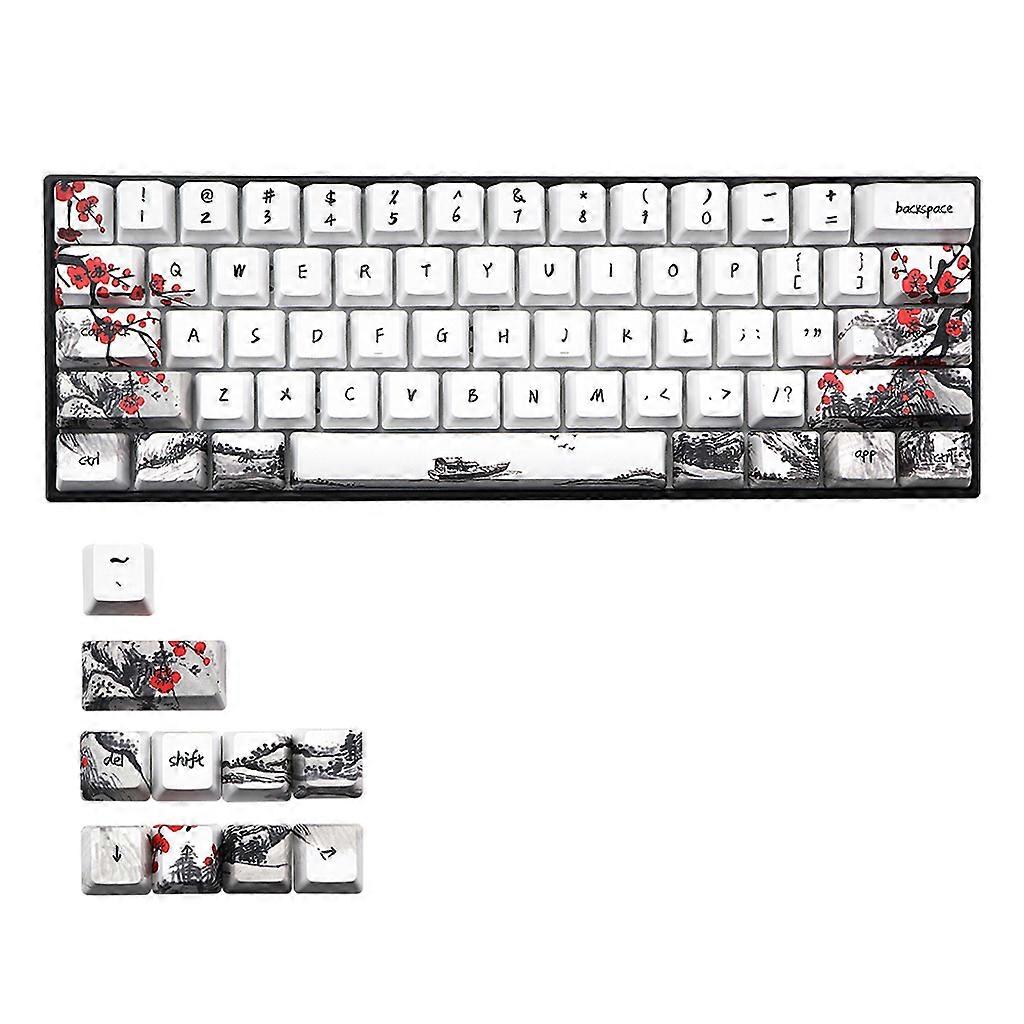 OEM Profile Keycaps PBT Dye Sublimation Set for Mechanical Gaming Keyboard