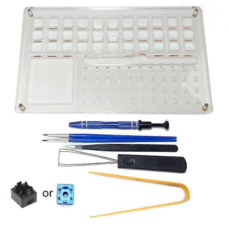 switch lube station 33 med switchkeycaps switch puller kit switch åbner 8stk