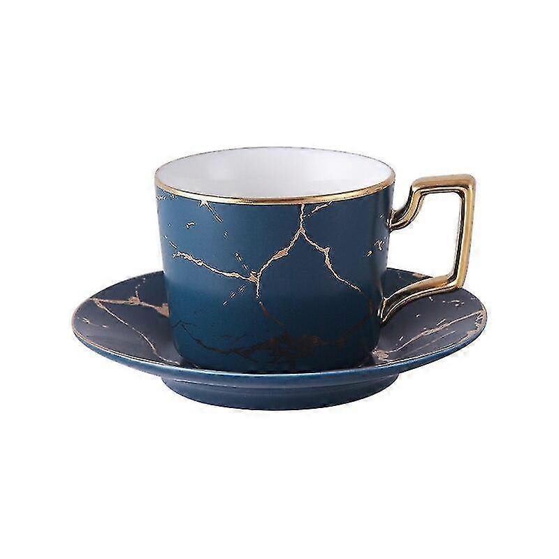 ceramic black saucer creative home marble tableware