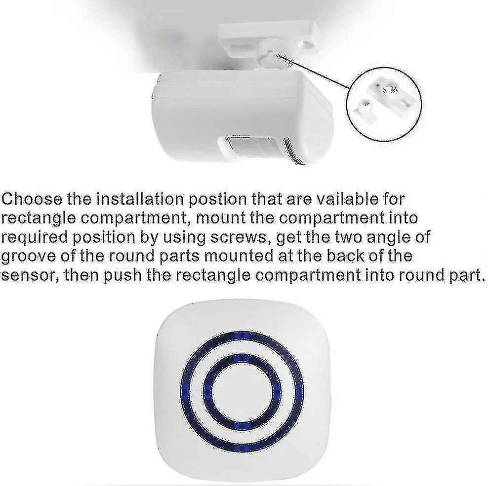 Mot Sensor Door Me Compatible With , Outdoor Door Kit Wireless Driveway Alert: Infd Mot Sensor Me With 1 Plug-in Receiver And 1 Pir Mo PXCL