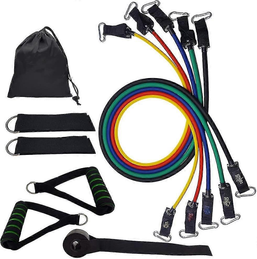 Resistance Bands Resistance Band Set, Fitness Bands Set Exercise Band With Door Anchor, Handles