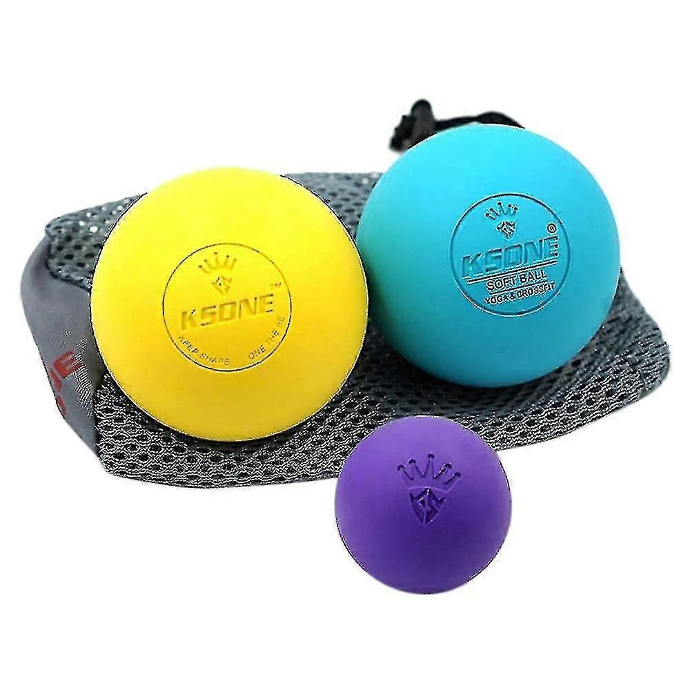 סט כדור עיסוי לקרוס-רולר-כדורי רקמות עמוקים-כדור עיסוי קשה ורך עם (haoyi-YUHAO