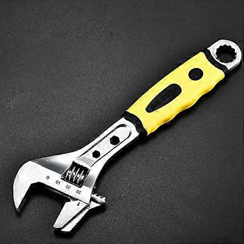 Tool 300mm Adjustable Wrench with Wide Soft Jaw for Installation and Repair (Jaw Capacity: 40mm)