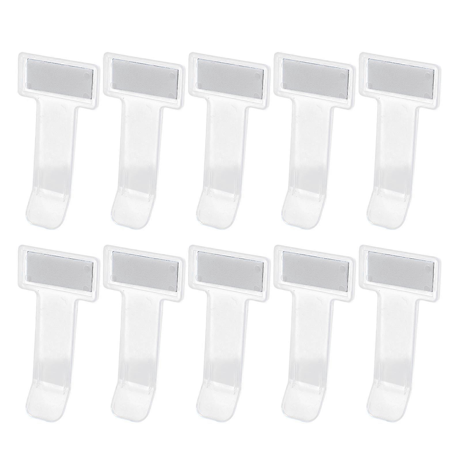 10 Pcs Transparent Card Clip - Firm and Space-Saving Bill Change Parking Ticket Permit Clip