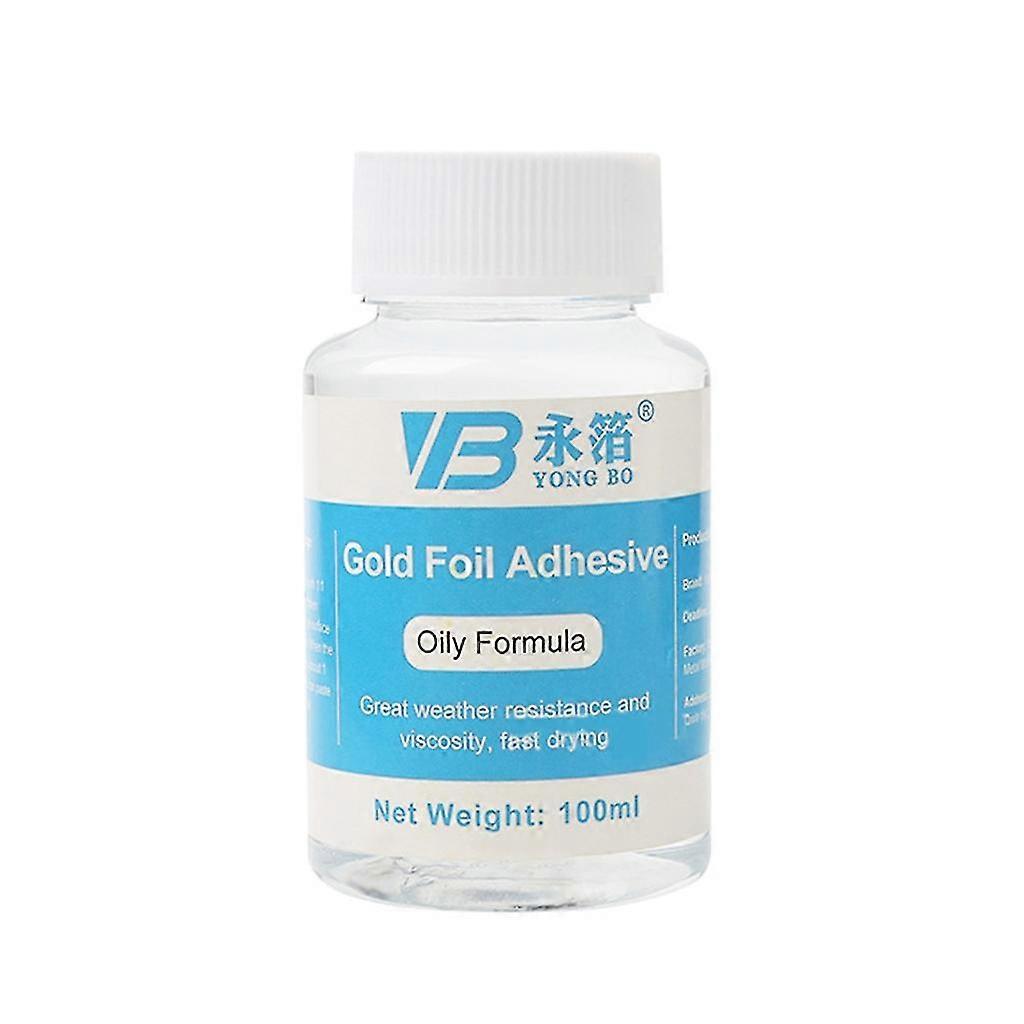 100ml Portable Gilding Glues Adhesive For Gold Leaf Crafts Paper Home Decors