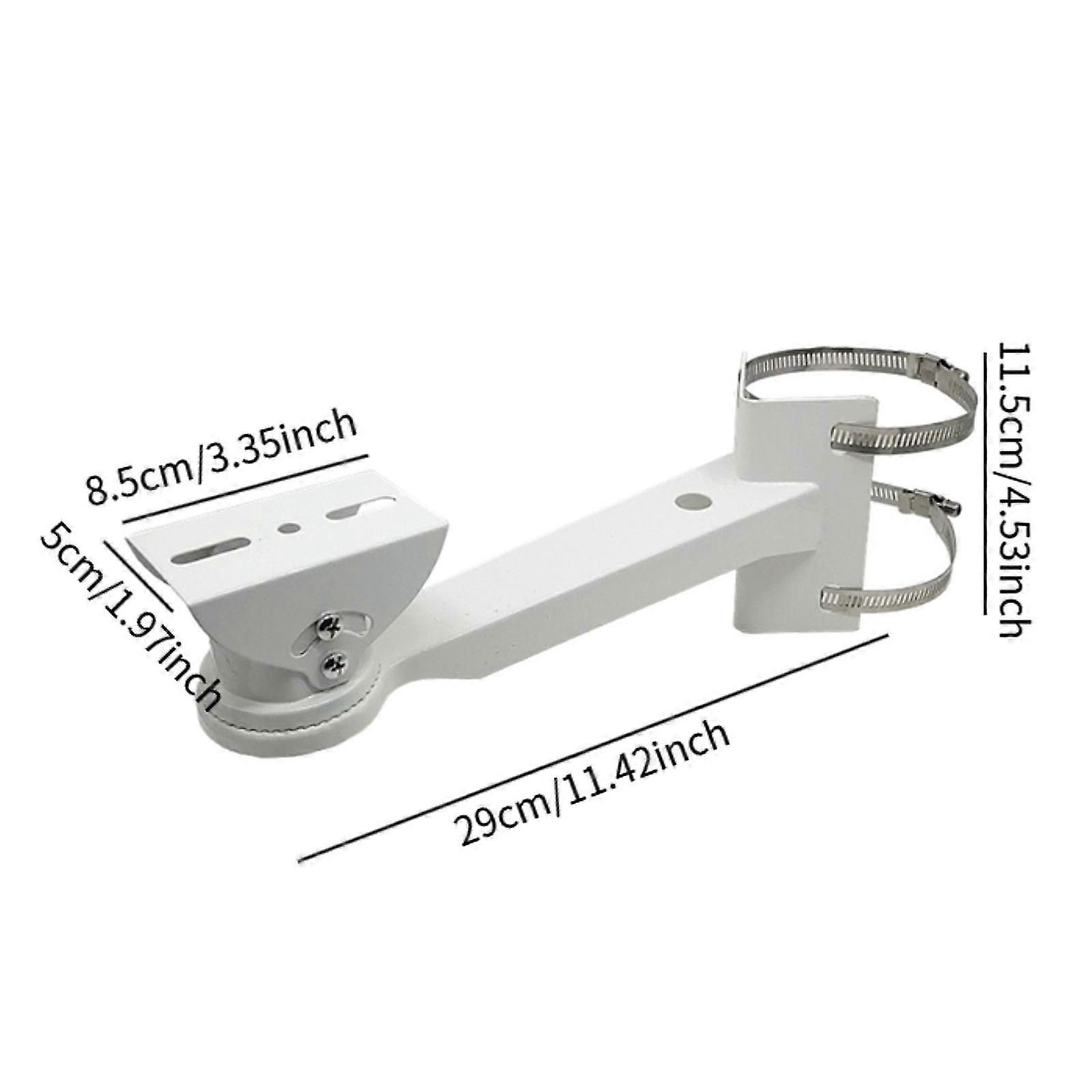 Security Camera Corner Pole Mount Bracket with Loop for Outdoor Home  Ceiling 20cm