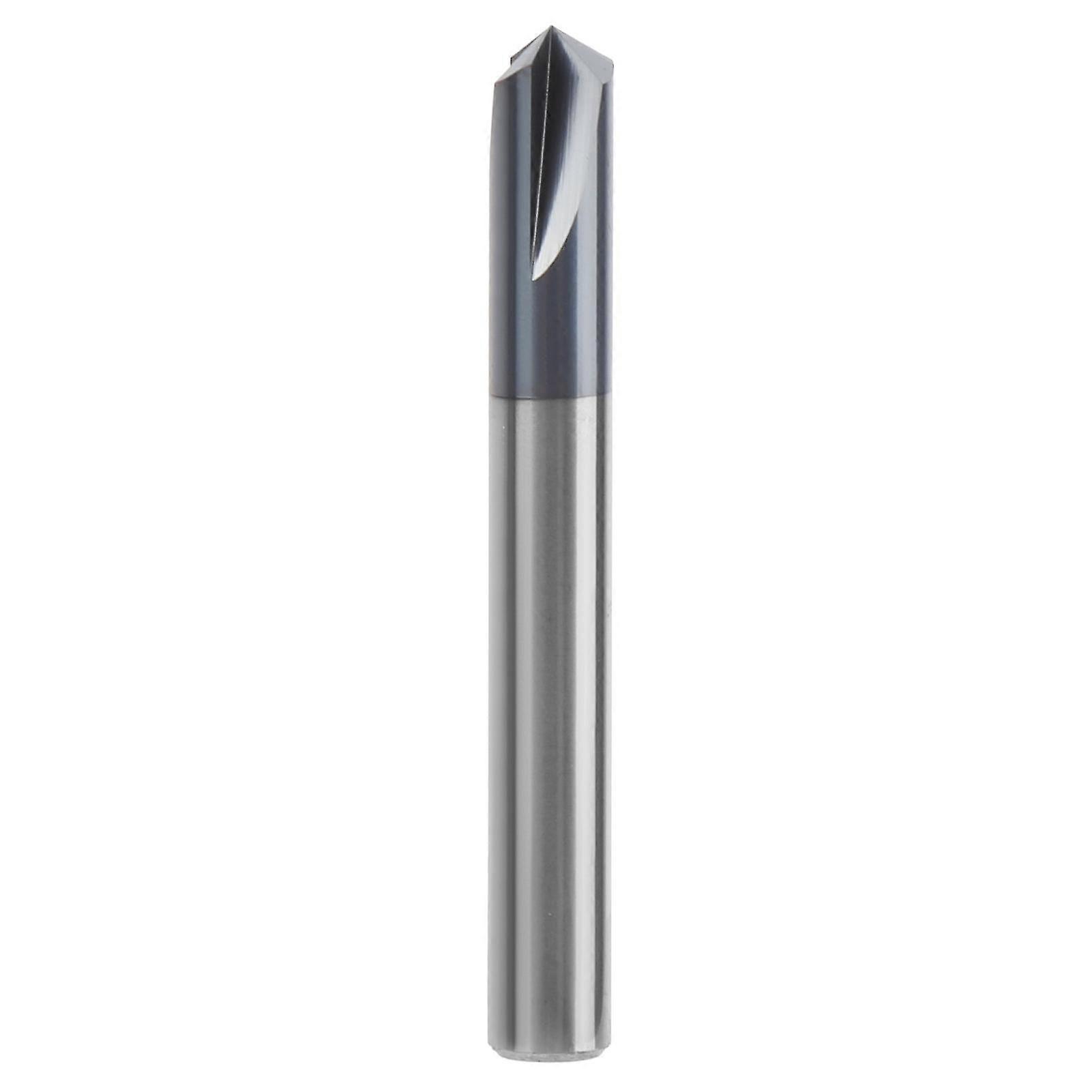 Tungsten Steel CNC Chamfering End Mill Tool - 120 Flute Chamfer Cutter Drill Bit (D6 x 50L)