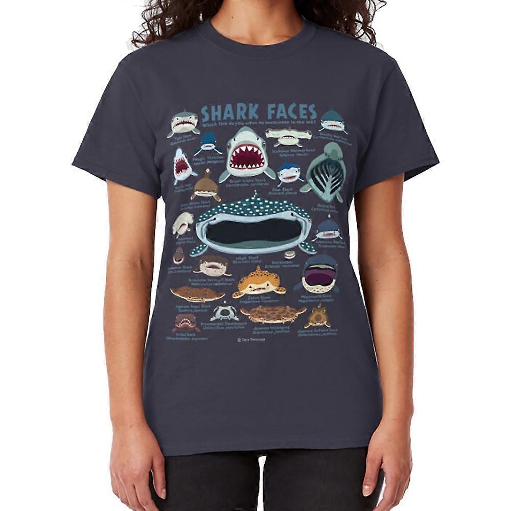 Shark Faces T-shirt