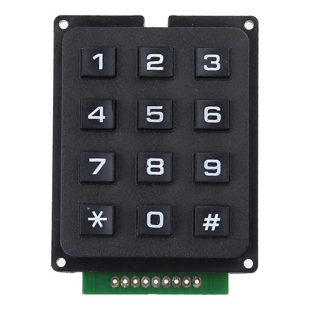 12 Key Button 3x4 Membrane Button Keypad Matrixes Array Keyboard DIY Kit