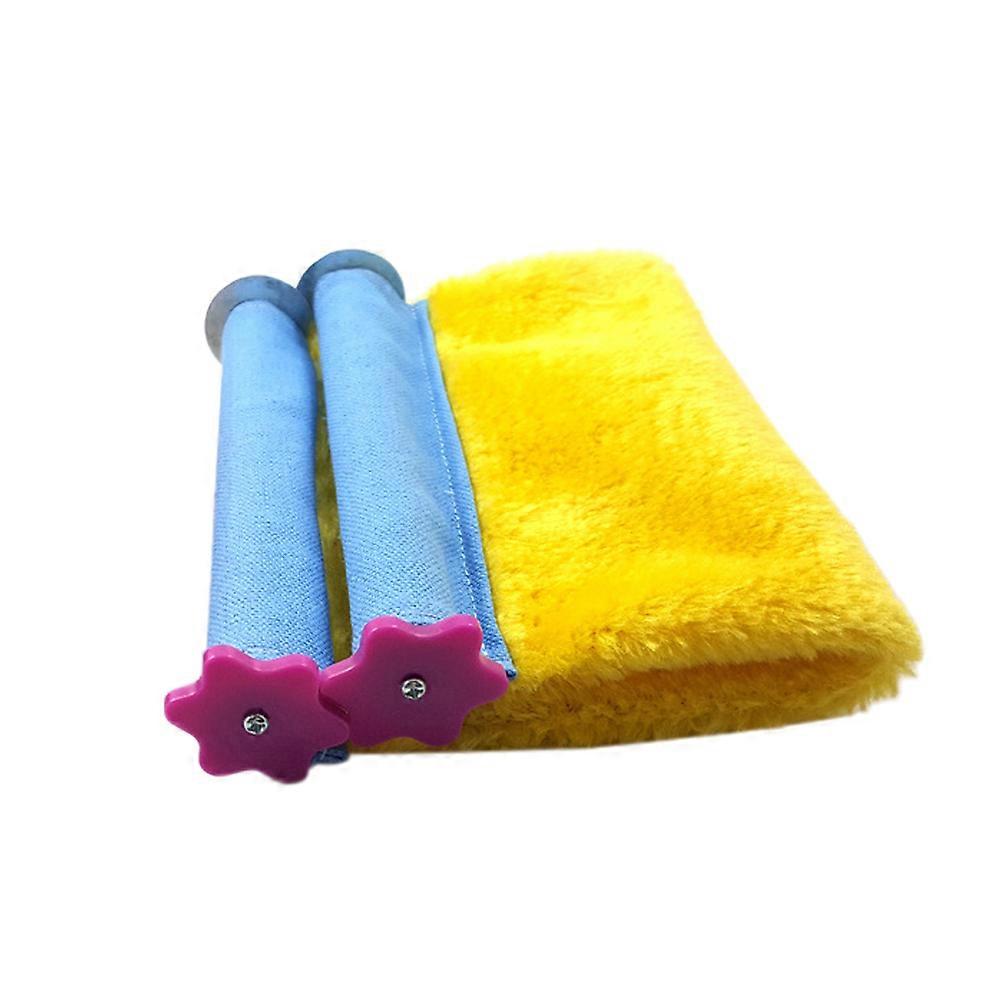 Bird Warm Nest Plush Platform Hanging Parrot Hammock Bed for Hamster Gerbil