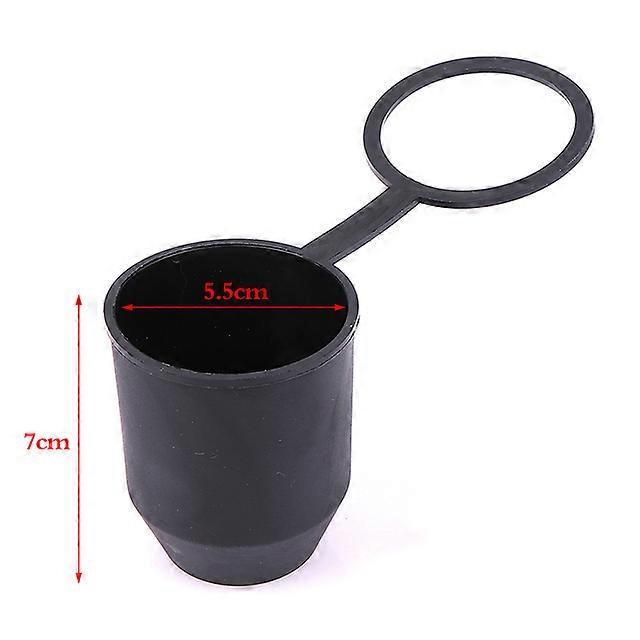 Auto Tow Bar Ball Cover Accessories Black Cap Towing Hitch Caravan Trailer Towball Protect Simple Durable Design xjcl