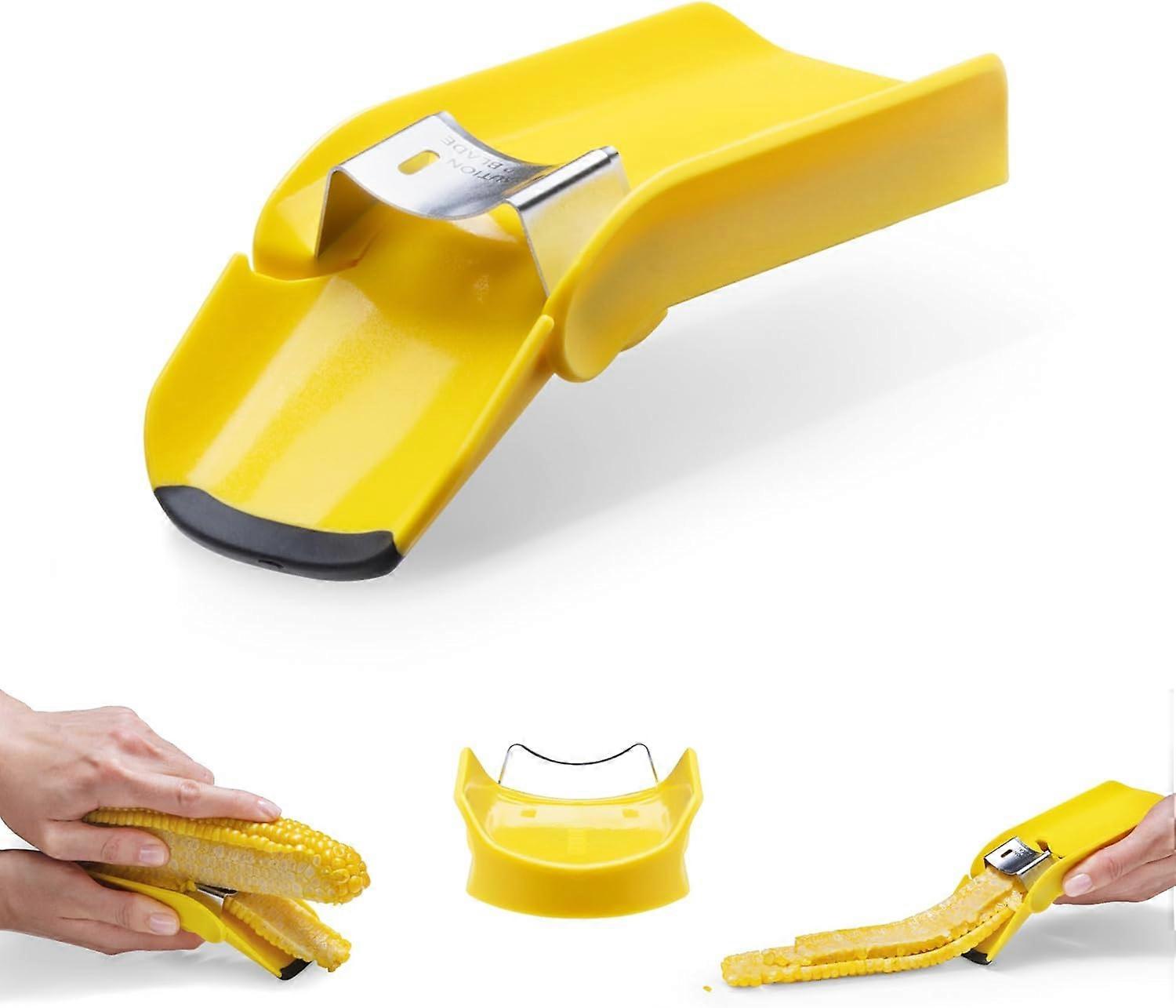 Fast Corn Cob Seperater & Peeler, Easily Peel Your Corn Cobs, Cooked or Fresh