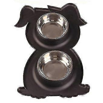 Stainless Steel Double Pet Bowl
