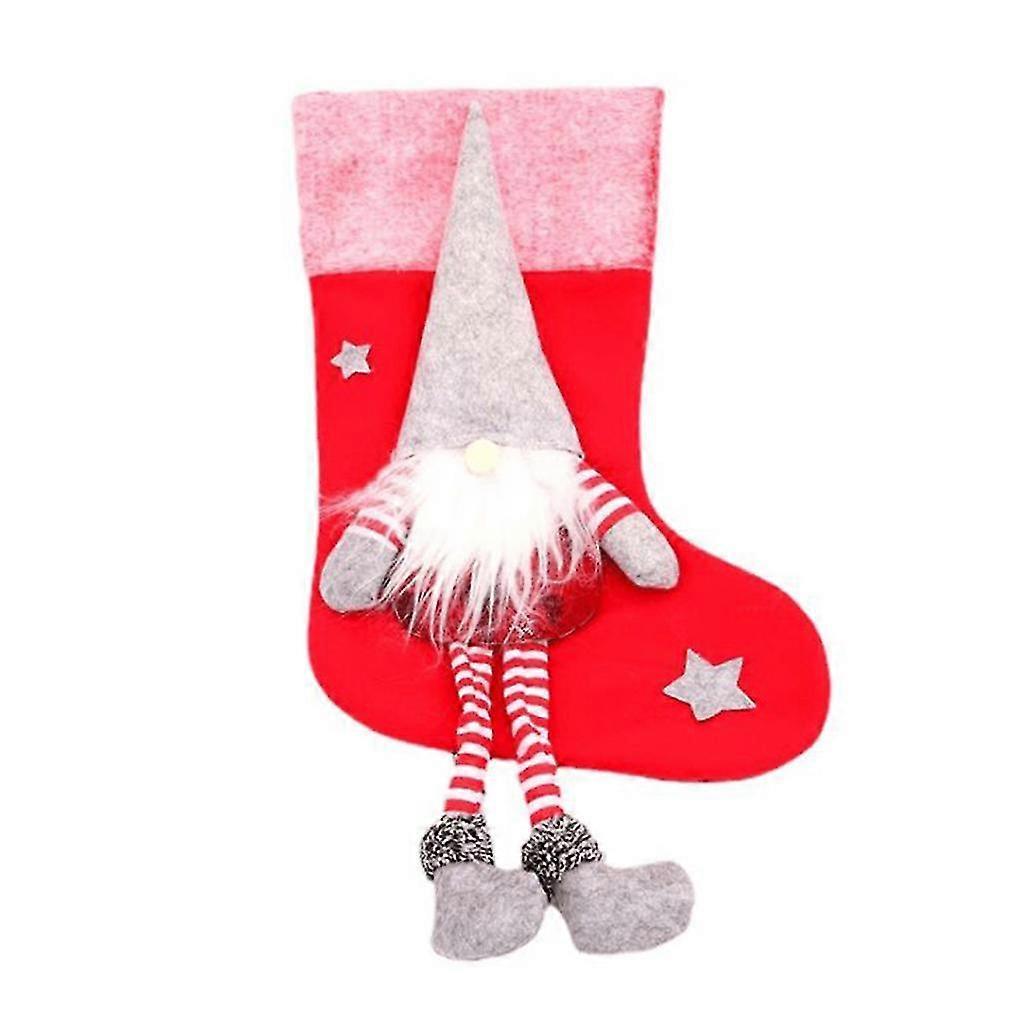 Leg Gnome Stockings Xmas Elf Santa For Doll Element Stocking For Rustic Holid