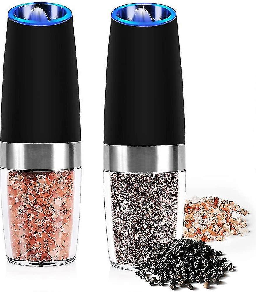 Electric Gravity Pepper Grinder Set, Salt  Pepper Grinder Set