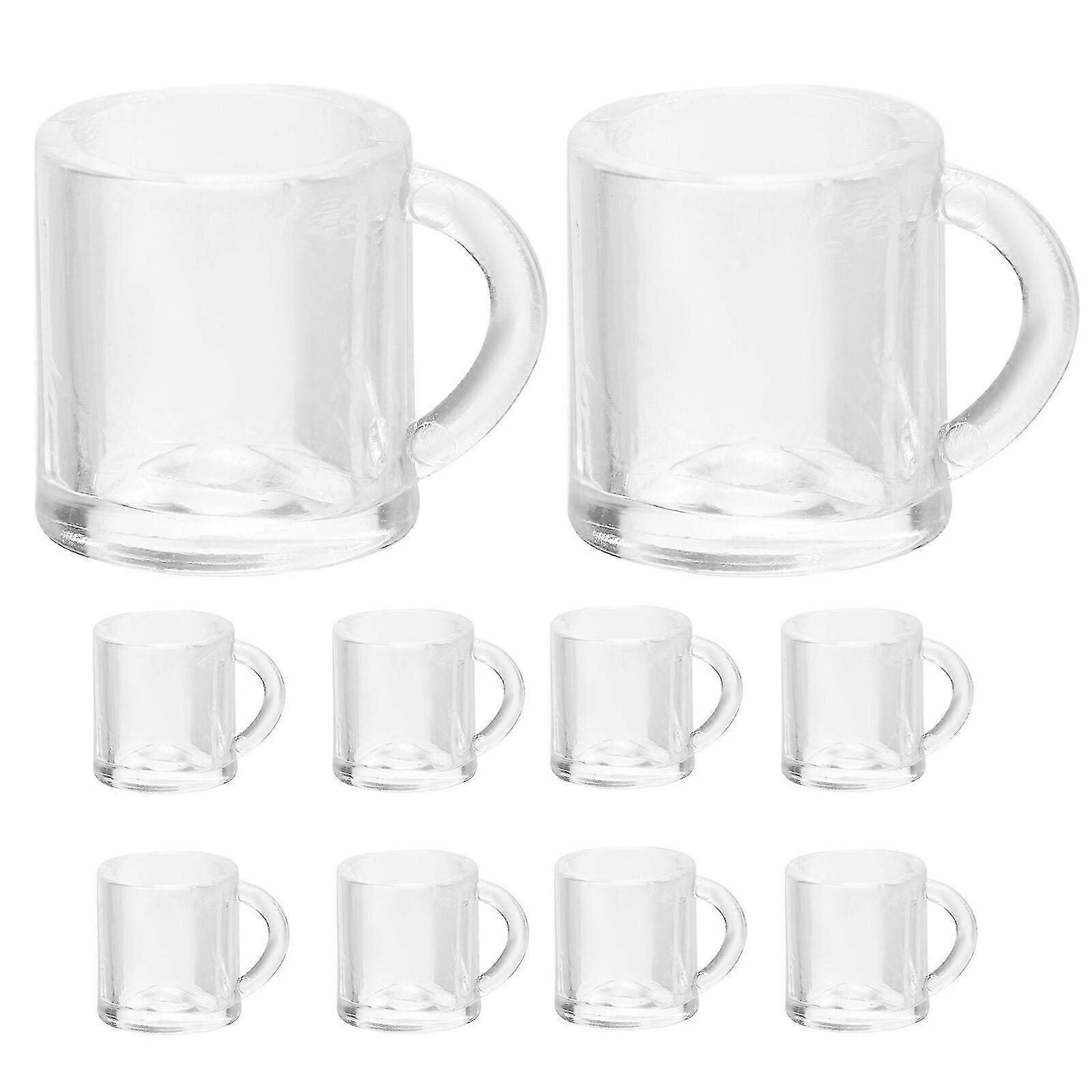 10db miniatűr söröskorsó Mini söröskorsó miniatűr díszek Mini házhoz