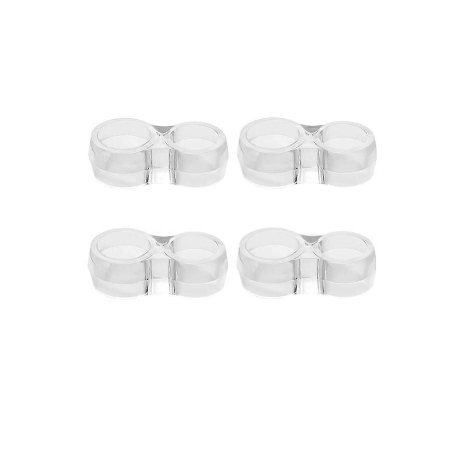 2pcs Floor Stopper Transparent Self Adhesive Door Stops Wall Buffer Protector Door Handle Bumper Anti-Collision Door Holder