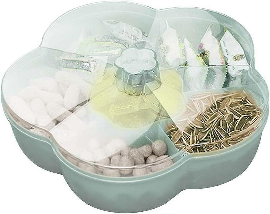 Snacks / Sweets / Nuts Snacks Storage Box With Lid, Storage Box for Food, Fruit Box, Dried Fruit Container, Color: Green
