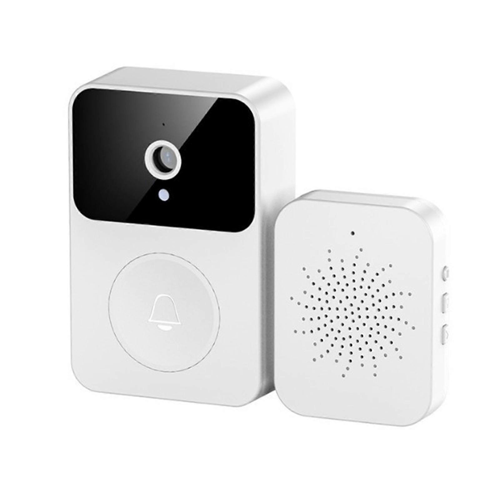 Smart Wireless Remote Video Doorbell Intelligent Visual Doorbell Home Intercom HD Night Vision Wifi Rechargeable Security Door Doorbell