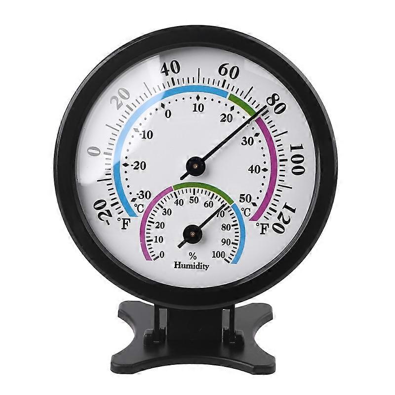 High Precision Dial Indicator Thermometer for Patio Pool Kitchen Garden Black