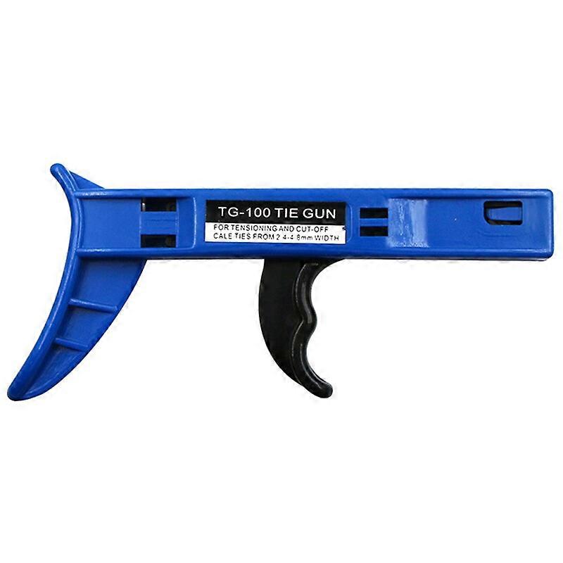 2023 New Upgraded Cable Tie Gun Fastening Cutting Nylon Tool with Handle - Multifunctional for Fast Bundling and Cutting, Flush Cut Design for Neat In