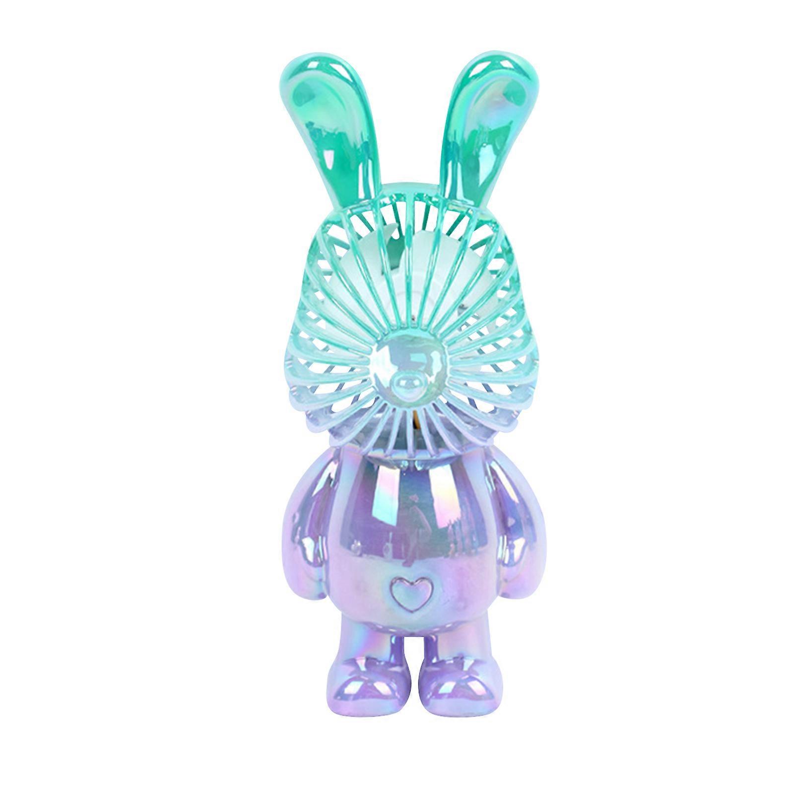 2023 New Portable Fan,Mini Cute Bear Desk Fan Small Quiet,3-Speed Adjustable Usb Powered Fan