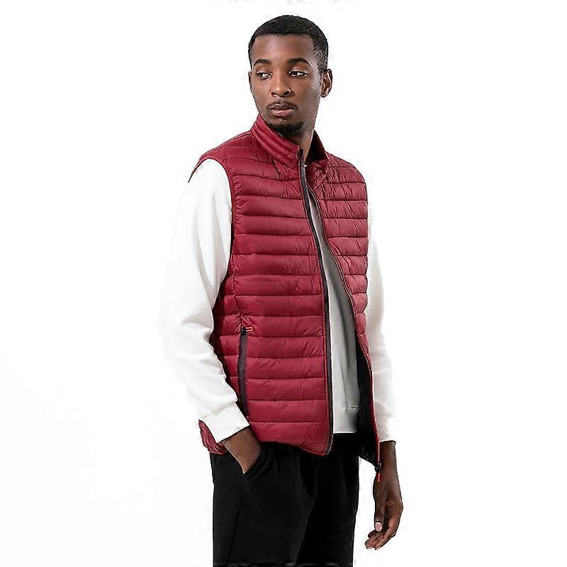 Men Lightweight Down Vest Outdoor Puffer Vest