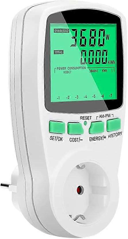 Electricity meter for socket, electricity meter for measuring mini PV system, mini solar system