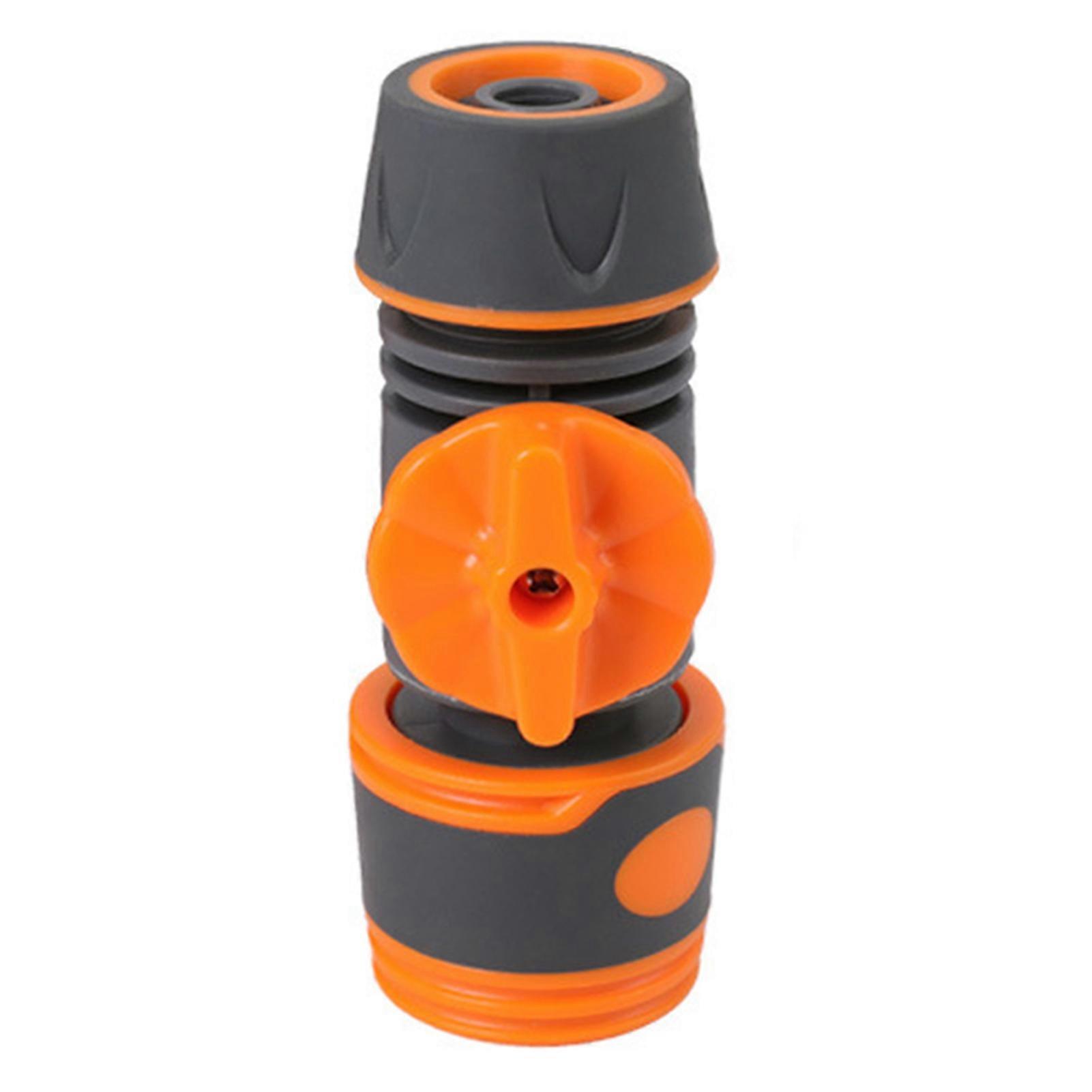 1/4 1/6 Pipe Connector with switch for Water Control Quick Connect Leakproof Stable Water Supply Soft Water Tube Fitting Garden Irrigation Pipe Connec