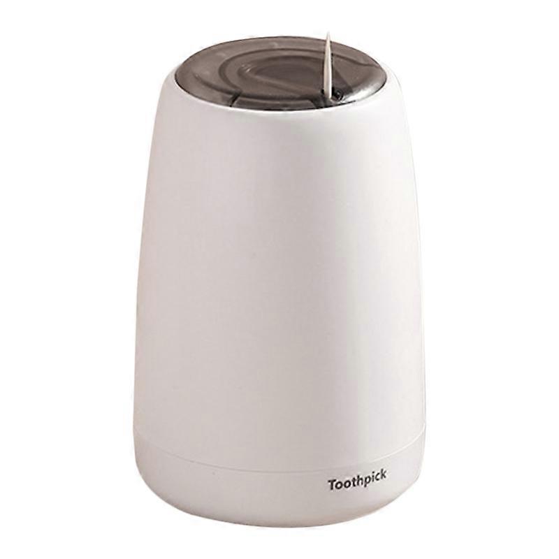 Toothpick Holder Push-to-pop Design Wear-Resistant Moisture-proof Nordic Wide Mouth Toothpick Container for Home Qinhai