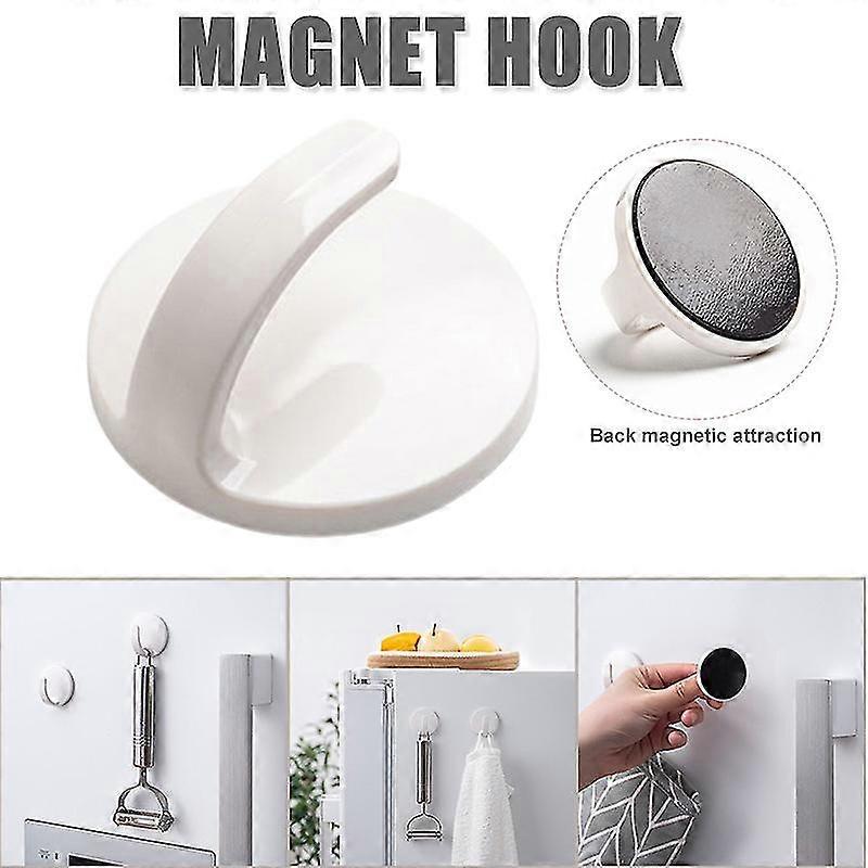 Magnet Hook Waterproof Removable Convenient Durable Wall Hooks For Fridge Bathroom Kitchen