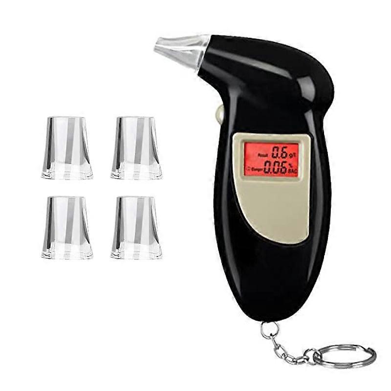 Handheld Backlight Digital Alcohol Tester Digital Breathalyzer Analyzer LCD Detector Backlight Light