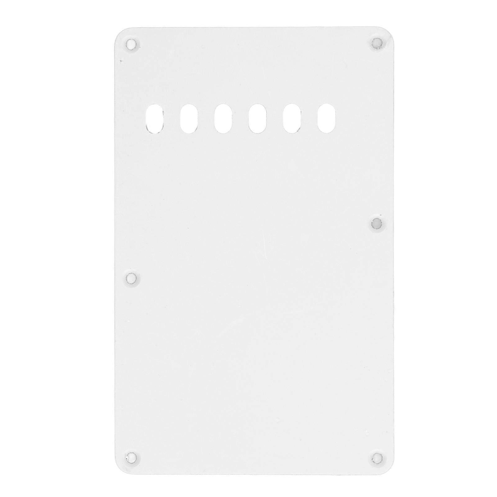 2 st elgitarr bakplatta 6 hål robust utsökt gitarr plektrumskydd bakplatta vit