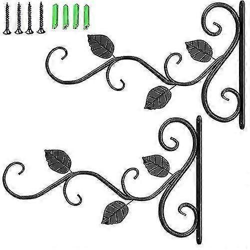 2 Pcs Hanging Plant Bracket, Wall Mount Hanging Plant Hook