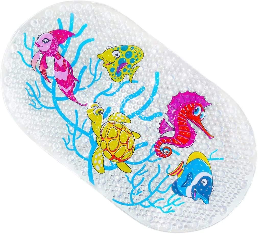 Bath Mat, Children's Non-slip Shower Mat 39 X 69 Cm