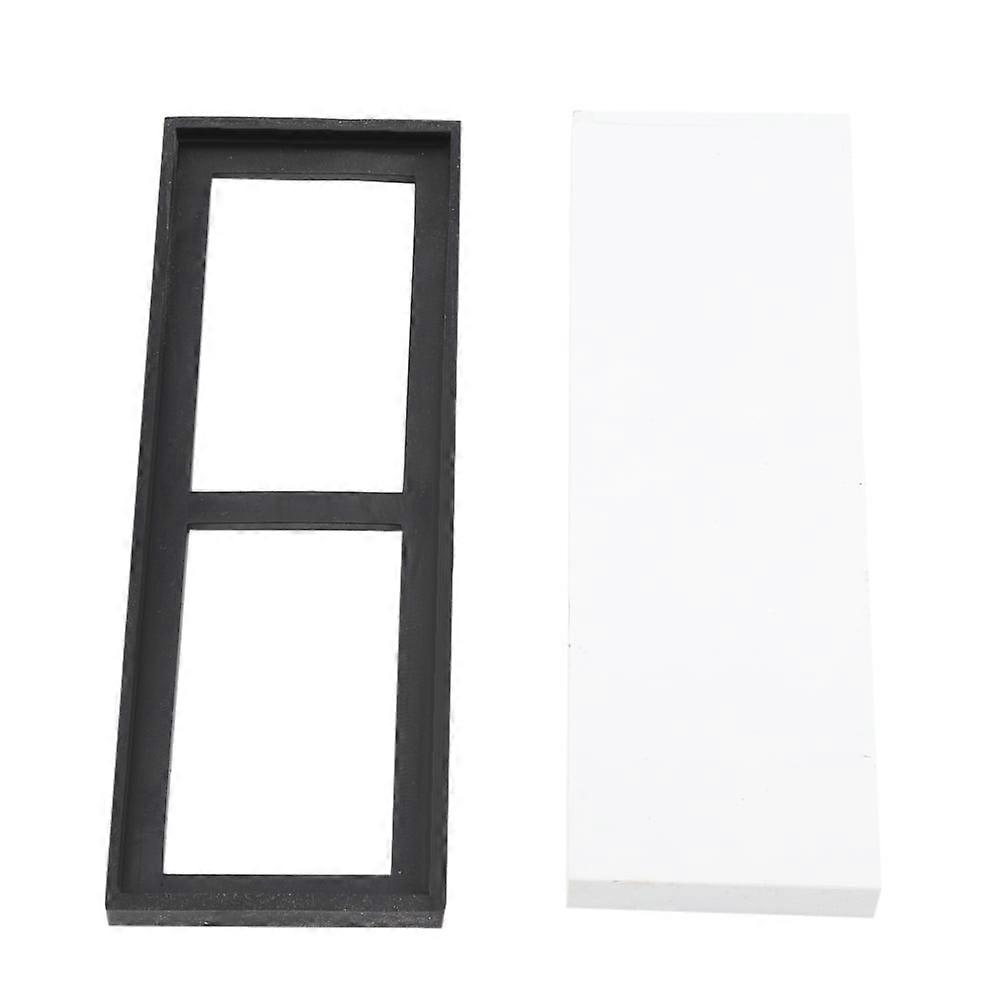 Sharpening Stone with Non-Slip Rubber Base - Light Gray