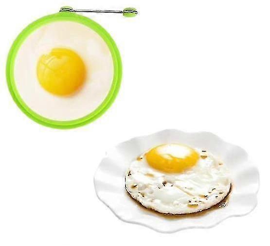 4pcs Egg Ring Omelette Silicone Round Egg Mould Fried Egg Mold For Breakfast Baking
