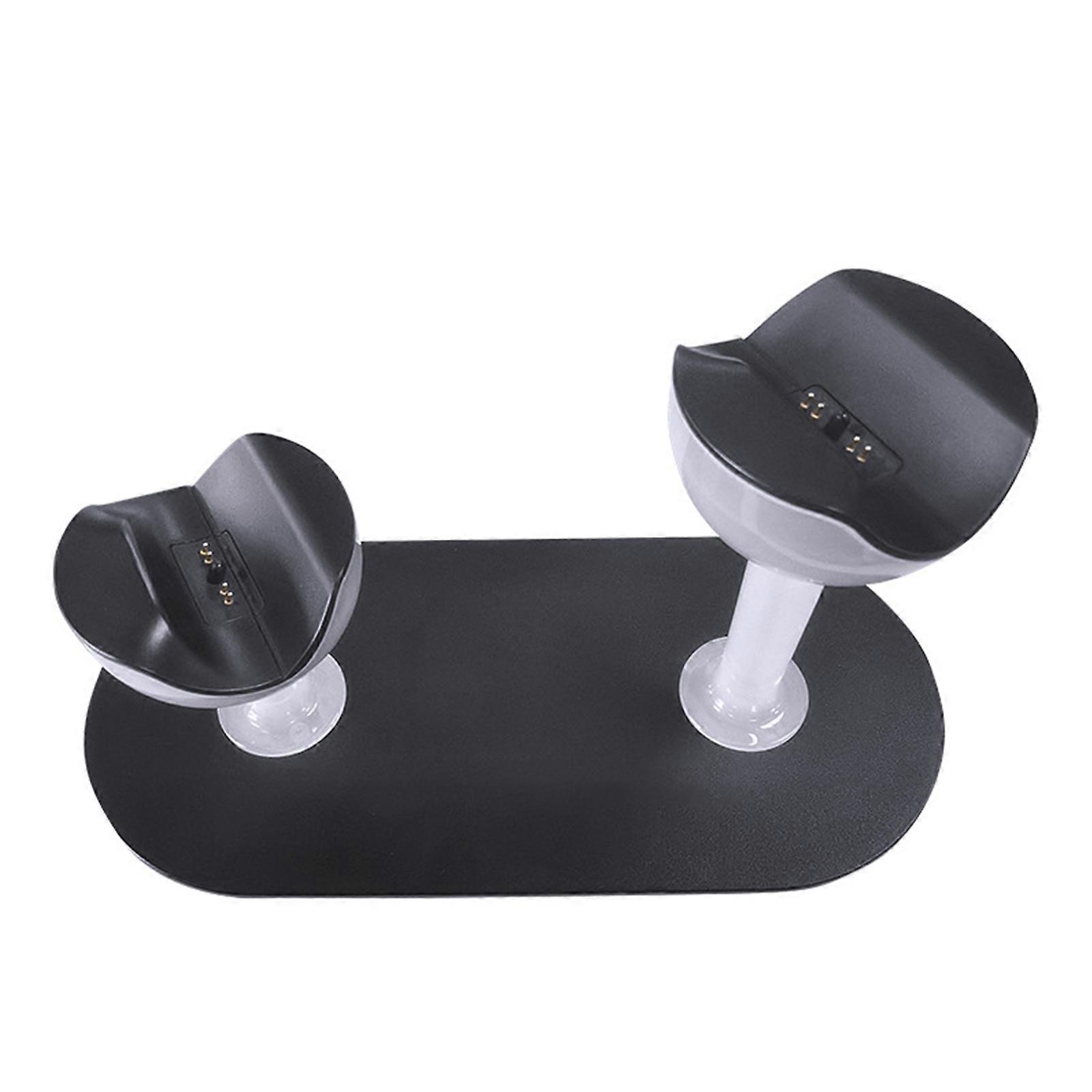 حامل شاحن وحدة تحكم مزدوجة حامل حامل نبيذ زجاج على شكل مقبض لاسلكي محطة قفص الاتهام مع مؤشرات LED يناسب