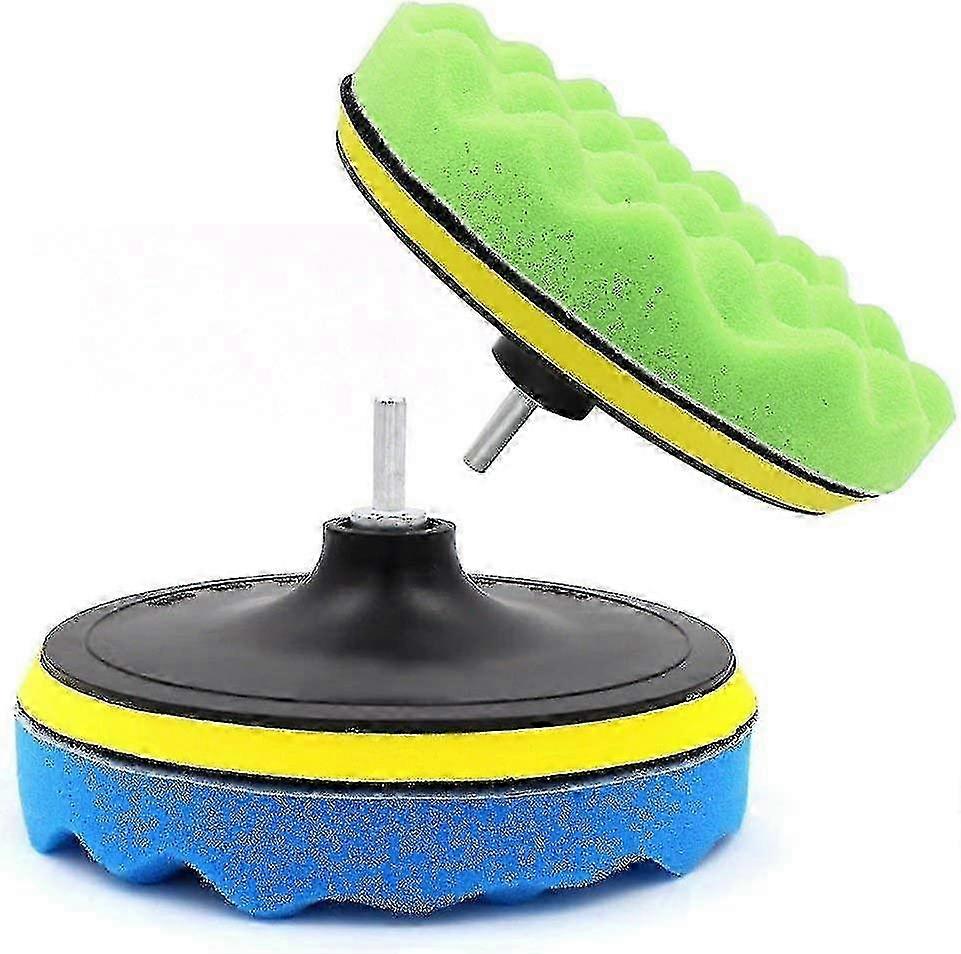 7pc Car Waxing Buffing Kit with M14 Adapter