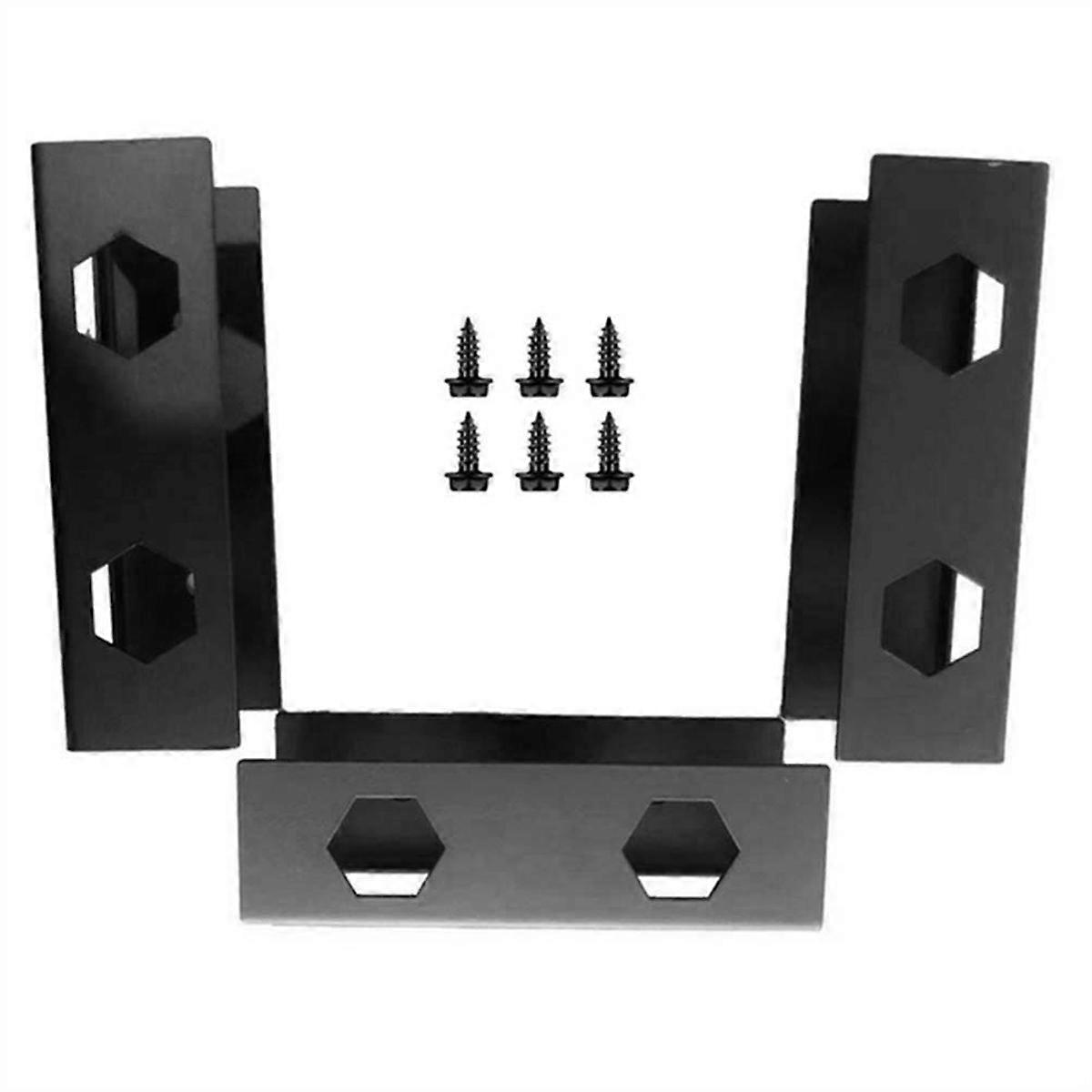 Under Desk Laptop Mount Sturdy with Screw Metal Notebook Space Saving Under Table Notebook Organizer Support