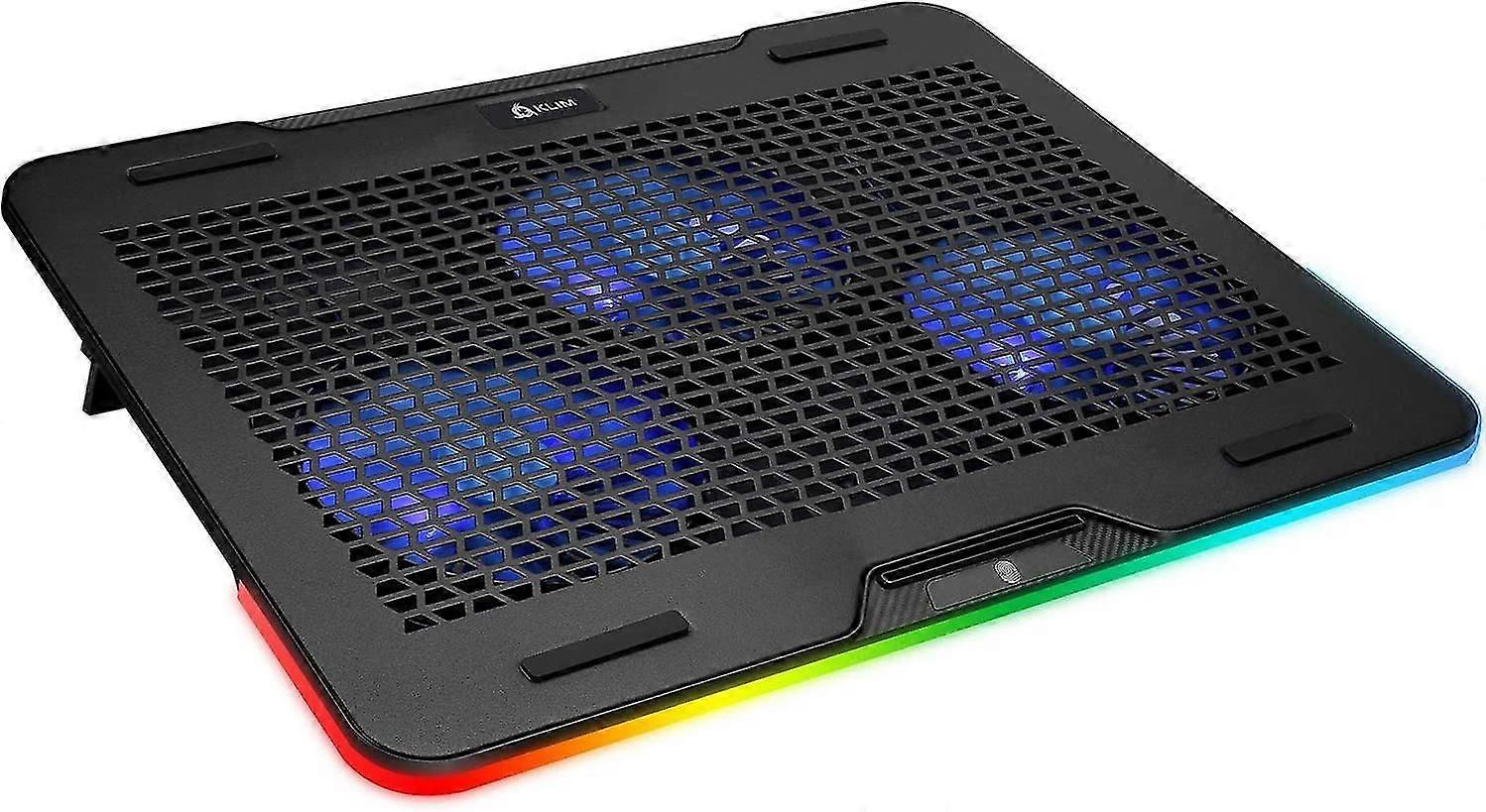 Laptop Cooler Rgb Lighting Ga Laptop Holder Usb Fan Stable And Red